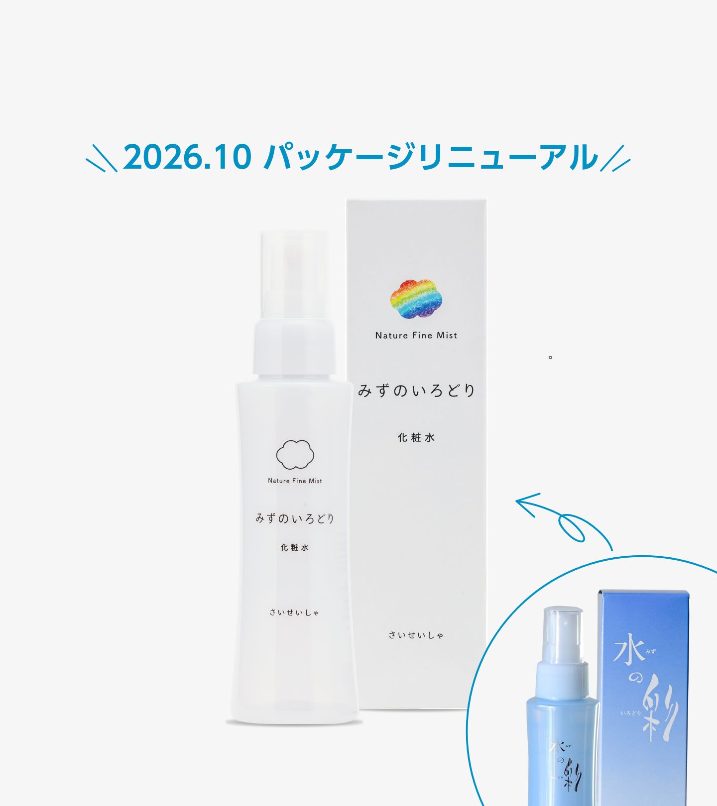 ナチュールファインミスト 水の彩(化粧水)