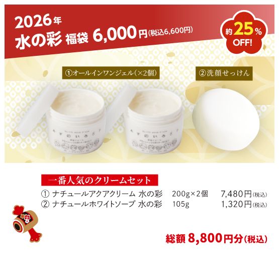 HAPPY福袋2026 水の彩 福袋6千円