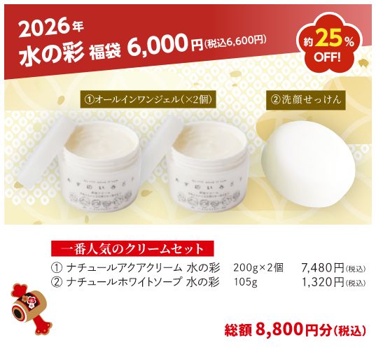 HAPPY福袋2026 水の彩 福袋6千円